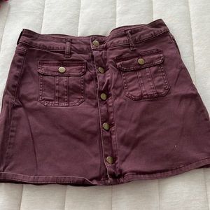 altered state skirt, maroon color, size small